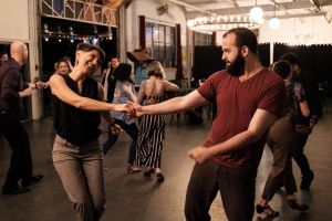 photo of couples partner dancing